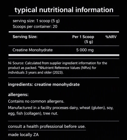 Creatine Monohydrate