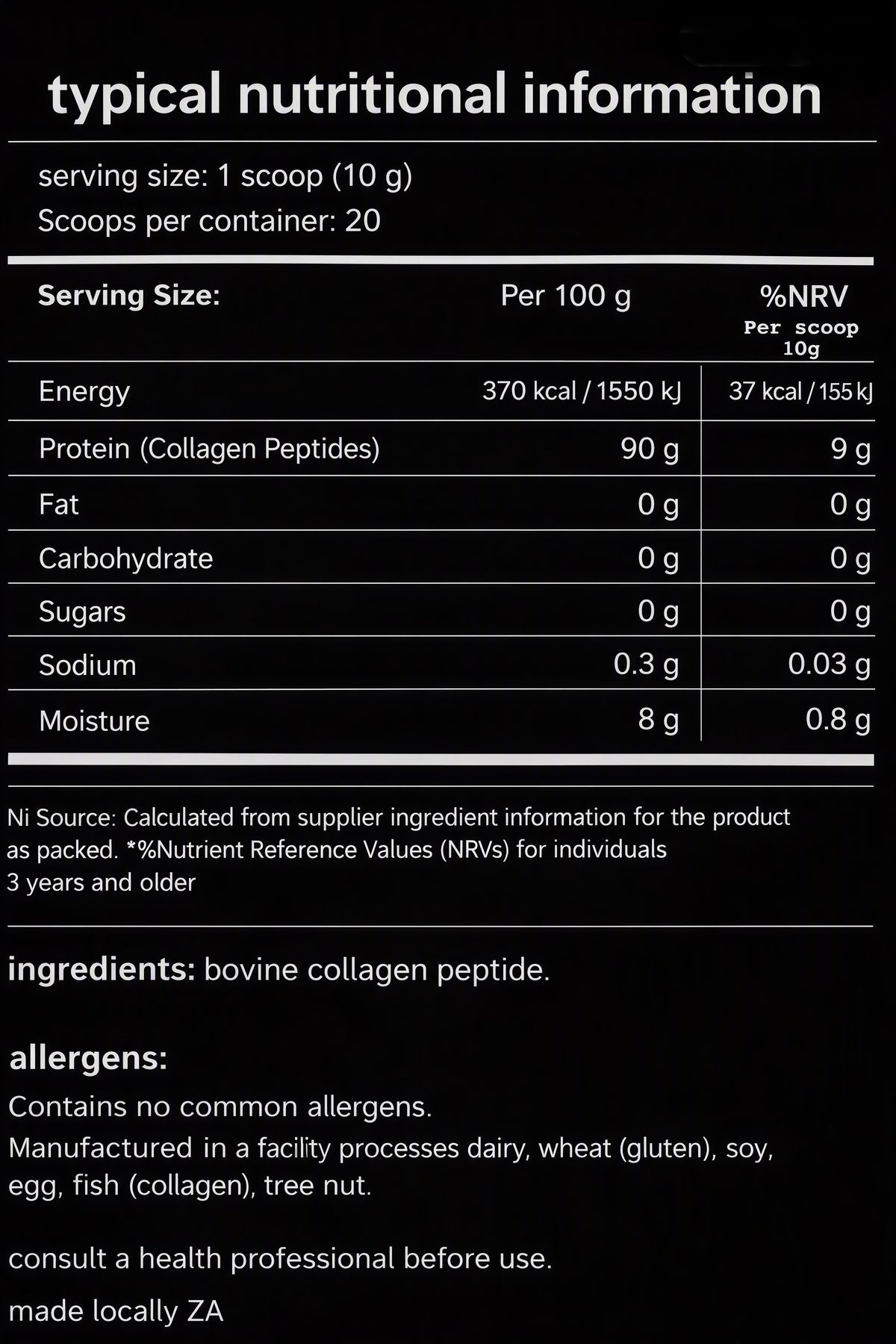 Bovine Collagen Peptide