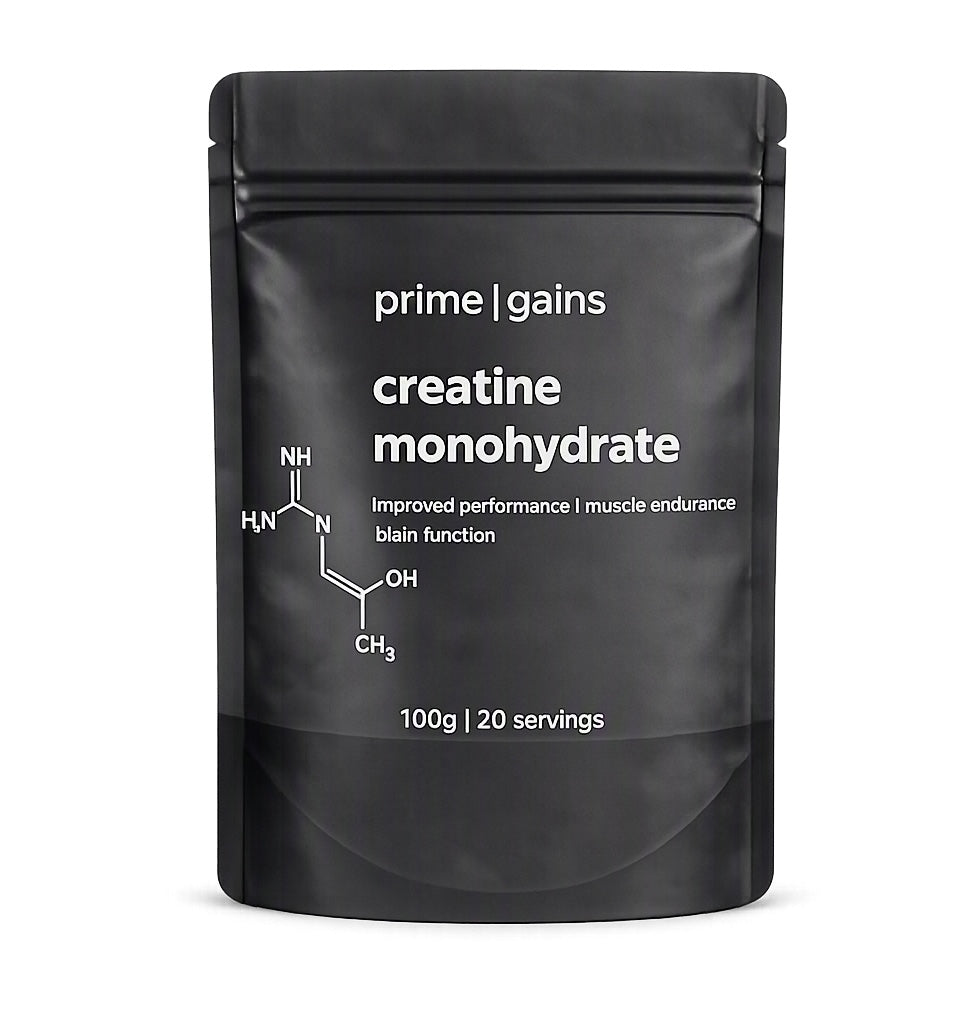 Prime Gains Creatine Monohydrate pouch